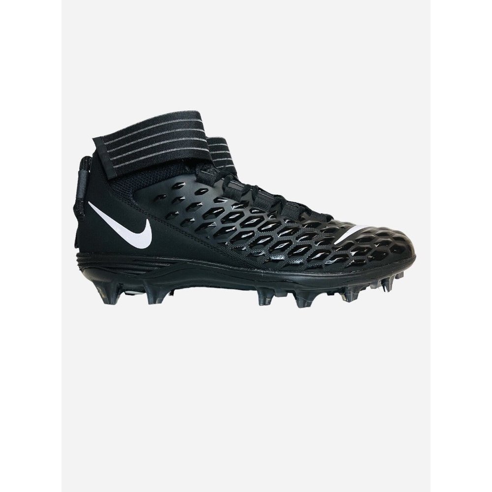 Nike Force Savage Pro 2 Football Cleats AH4000-002  Black/White Men's Size 16